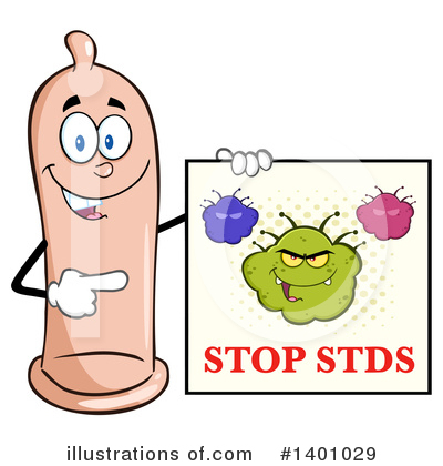 Royalty-Free (RF) Condom Mascot Clipart Illustration by Hit Toon - Stock Sample #1401029