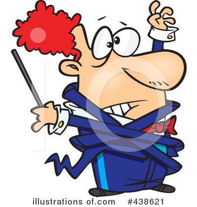 Royalty-Free (RF) Conductor Clipart Illustration by toonaday - Stock Sample #438621