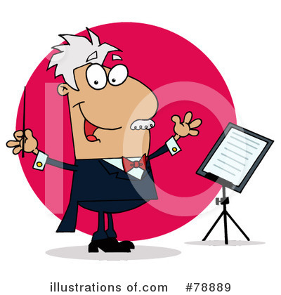 Royalty-Free (RF) Conductor Clipart Illustration by Hit Toon - Stock Sample #78889