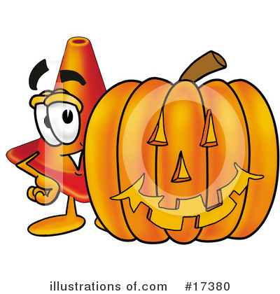 Cone Characters Clipart #17380 by Mascot Junction