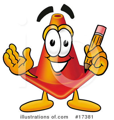 Cone Characters Clipart #17381 by Mascot Junction