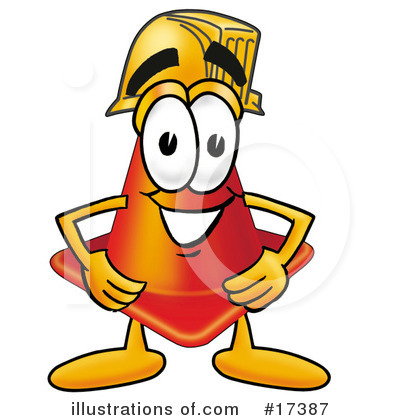 Royalty-Free (RF) Cone Characters Clipart Illustration by Mascot Junction - Stock Sample #17387