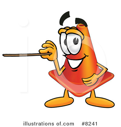 Royalty-Free (RF) Cone Clipart Illustration by Mascot Junction - Stock Sample #8241
