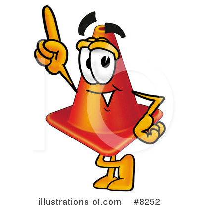 Royalty-Free (RF) Cone Clipart Illustration by Mascot Junction - Stock Sample #8252