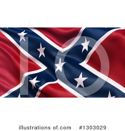 Royalty-Free (RF) Confederate Flag Clipart Illustration by stockillustrations - Stock Sample #1303029