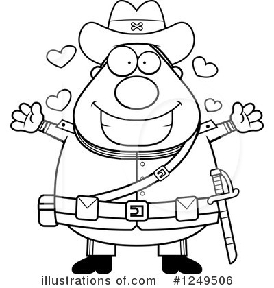 Royalty-Free (RF) Confederate Soldier Clipart Illustration by Cory Thoman - Stock Sample #1249506