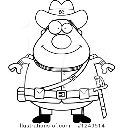 Royalty-Free (RF) Confederate Soldier Clipart Illustration by Cory Thoman - Stock Sample #1249514