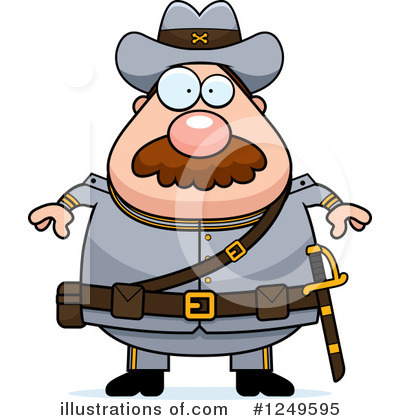 Royalty-Free (RF) Confederate Soldier Clipart Illustration by Cory Thoman - Stock Sample #1249595