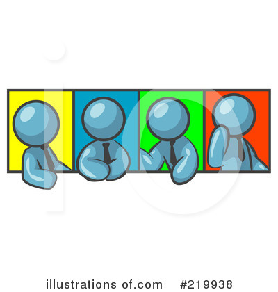 Colleagues Clipart #219938 by Leo Blanchette