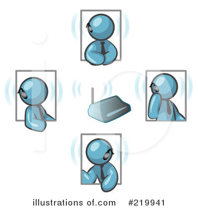 Royalty-Free (RF) Conference Clipart Illustration by Leo Blanchette - Stock Sample #219941