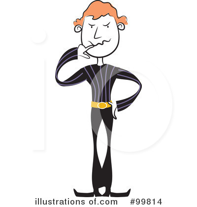 Royalty-Free (RF) Confused Clipart Illustration by Prawny - Stock Sample #99814