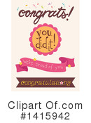 Congratulations Clipart #1415942 by BNP Design Studio