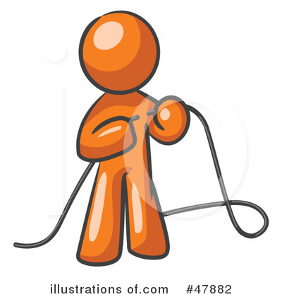 Royalty-Free (RF) Connection Clipart Illustration by Leo Blanchette - Stock Sample #47882