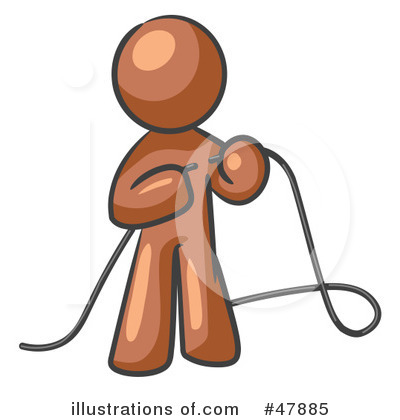 Royalty-Free (RF) Connection Clipart Illustration by Leo Blanchette - Stock Sample #47885