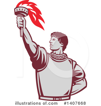 Royalty-Free (RF) Conquistador Clipart Illustration by patrimonio - Stock Sample #1407668
