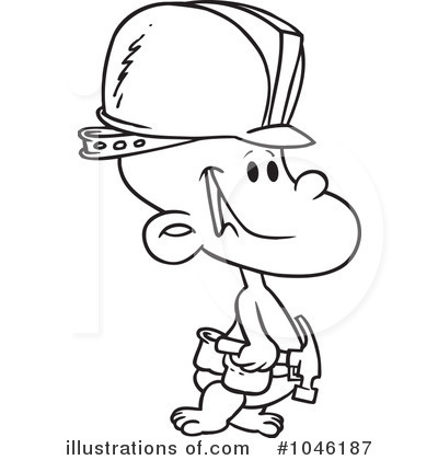 Royalty-Free (RF) Construction Clipart Illustration by toonaday - Stock Sample #1046187