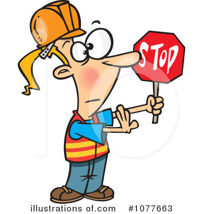 Construction Worker Clipart #1077663 by toonaday