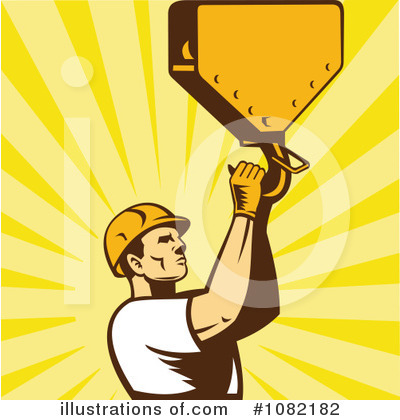 Royalty-Free (RF) Construction Clipart Illustration by patrimonio - Stock Sample #1082182