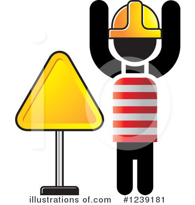 Construction Worker Clipart #1239181 by Lal Perera