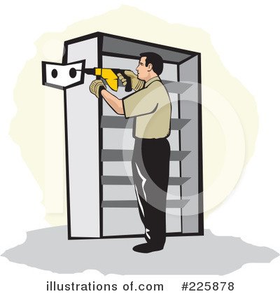 Royalty-Free (RF) Construction Clipart Illustration by David Rey - Stock Sample #225878