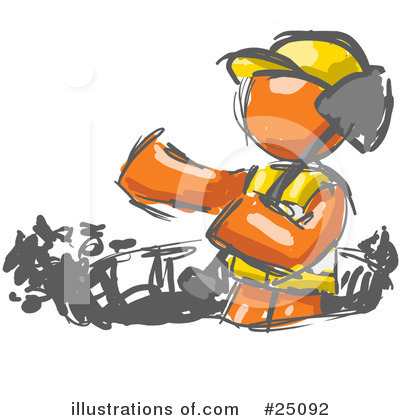 Royalty-Free (RF) Construction Clipart Illustration by Leo Blanchette - Stock Sample #25092