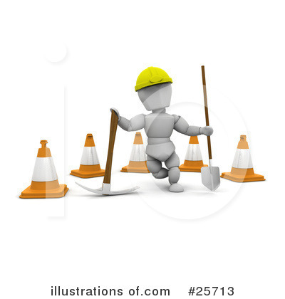 Construction Cone Clipart #25713 by KJ Pargeter