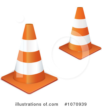 Construction Cone Clipart #1070939 by michaeltravers