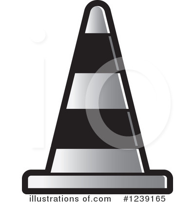 Royalty-Free (RF) Construction Cone Clipart Illustration by Lal Perera - Stock Sample #1239165