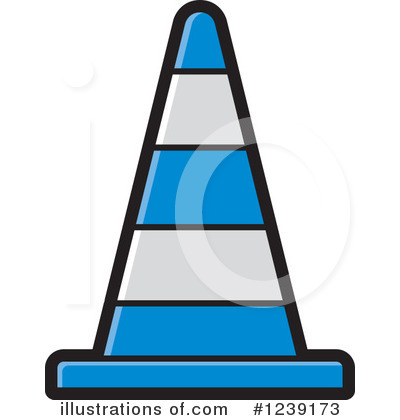 Royalty-Free (RF) Construction Cone Clipart Illustration by Lal Perera - Stock Sample #1239173