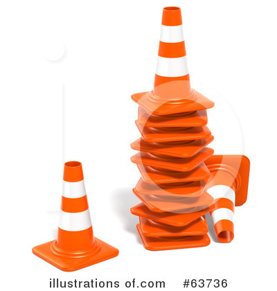 Traffic Cones Clipart #63736 by Tonis Pan