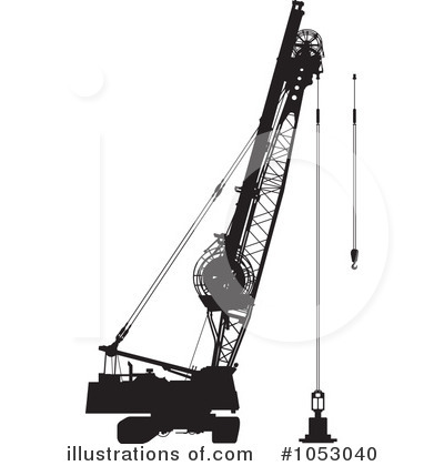 Royalty-Free (RF) Construction Crane Clipart Illustration by Any Vector - Stock Sample #1053040