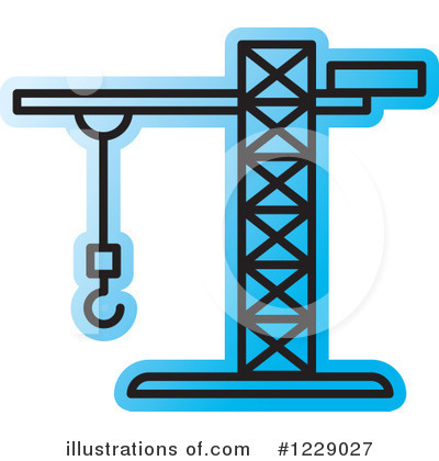 Royalty-Free (RF) Construction Crane Clipart Illustration by Lal Perera - Stock Sample #1229027