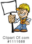 Construction Worker Clipart #1111688 by Chromaco