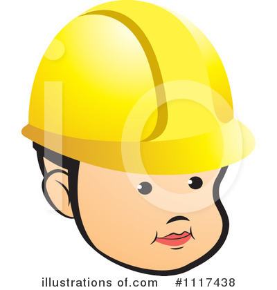 Royalty-Free (RF) Construction Worker Clipart Illustration by Lal Perera - Stock Sample #1117438