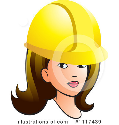 Hardhat Clipart #1117439 by Lal Perera