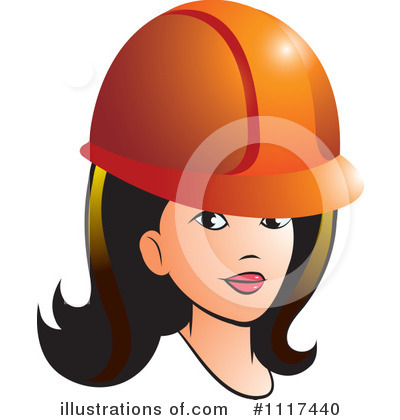 Hardhat Clipart #1117440 by Lal Perera