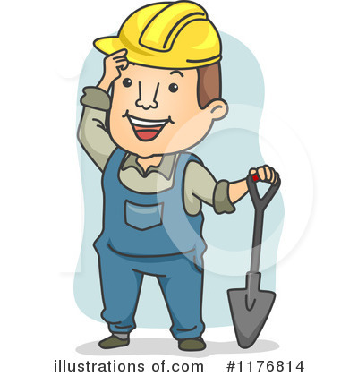 Royalty-Free (RF) Construction Worker Clipart Illustration by BNP Design Studio - Stock Sample #1176814