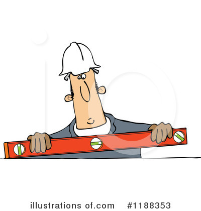 Royalty-Free (RF) Construction Worker Clipart Illustration by djart - Stock Sample #1188353