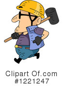 Construction Worker Clipart #1221247 by BNP Design Studio