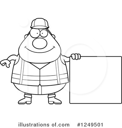 Royalty-Free (RF) Construction Worker Clipart Illustration by Cory Thoman - Stock Sample #1249501
