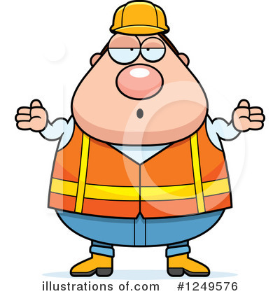 Royalty-Free (RF) Construction Worker Clipart Illustration by Cory Thoman - Stock Sample #1249576