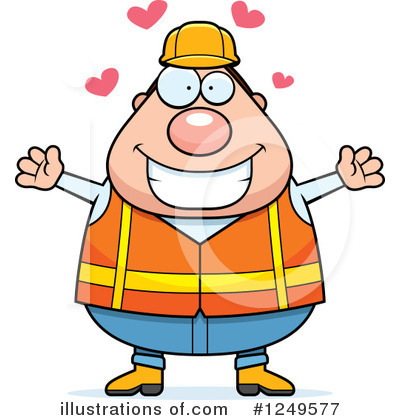 Royalty-Free (RF) Construction Worker Clipart Illustration by Cory Thoman - Stock Sample #1249577
