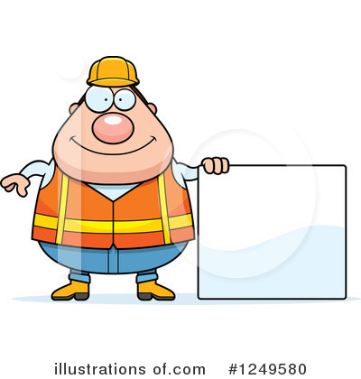 Royalty-Free (RF) Construction Worker Clipart Illustration by Cory Thoman - Stock Sample #1249580