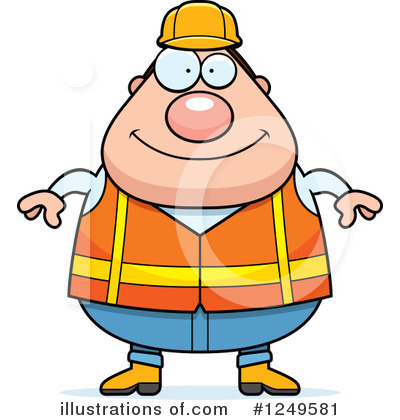 Royalty-Free (RF) Construction Worker Clipart Illustration by Cory Thoman - Stock Sample #1249581