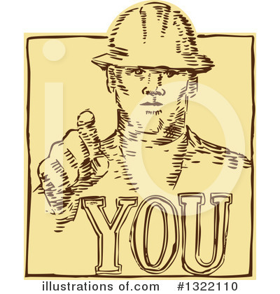 Royalty-Free (RF) Construction Worker Clipart Illustration by patrimonio - Stock Sample #1322110