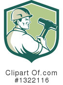 Construction Worker Clipart #1322116 by patrimonio