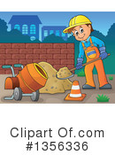 Construction Worker Clipart #1356336 by visekart