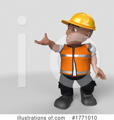 Royalty-Free (RF) Construction Worker Clipart Illustration by KJ Pargeter - Stock Sample #1771010