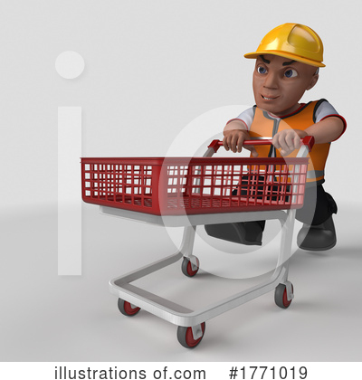 Royalty-Free (RF) Construction Worker Clipart Illustration by KJ Pargeter - Stock Sample #1771019