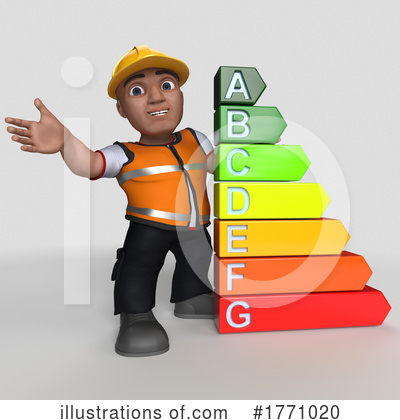 Royalty-Free (RF) Construction Worker Clipart Illustration by KJ Pargeter - Stock Sample #1771020
